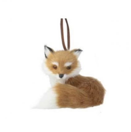 Fur Fox Ornament