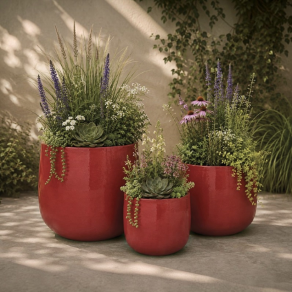 Atomic Red Aries Pot 14.5"