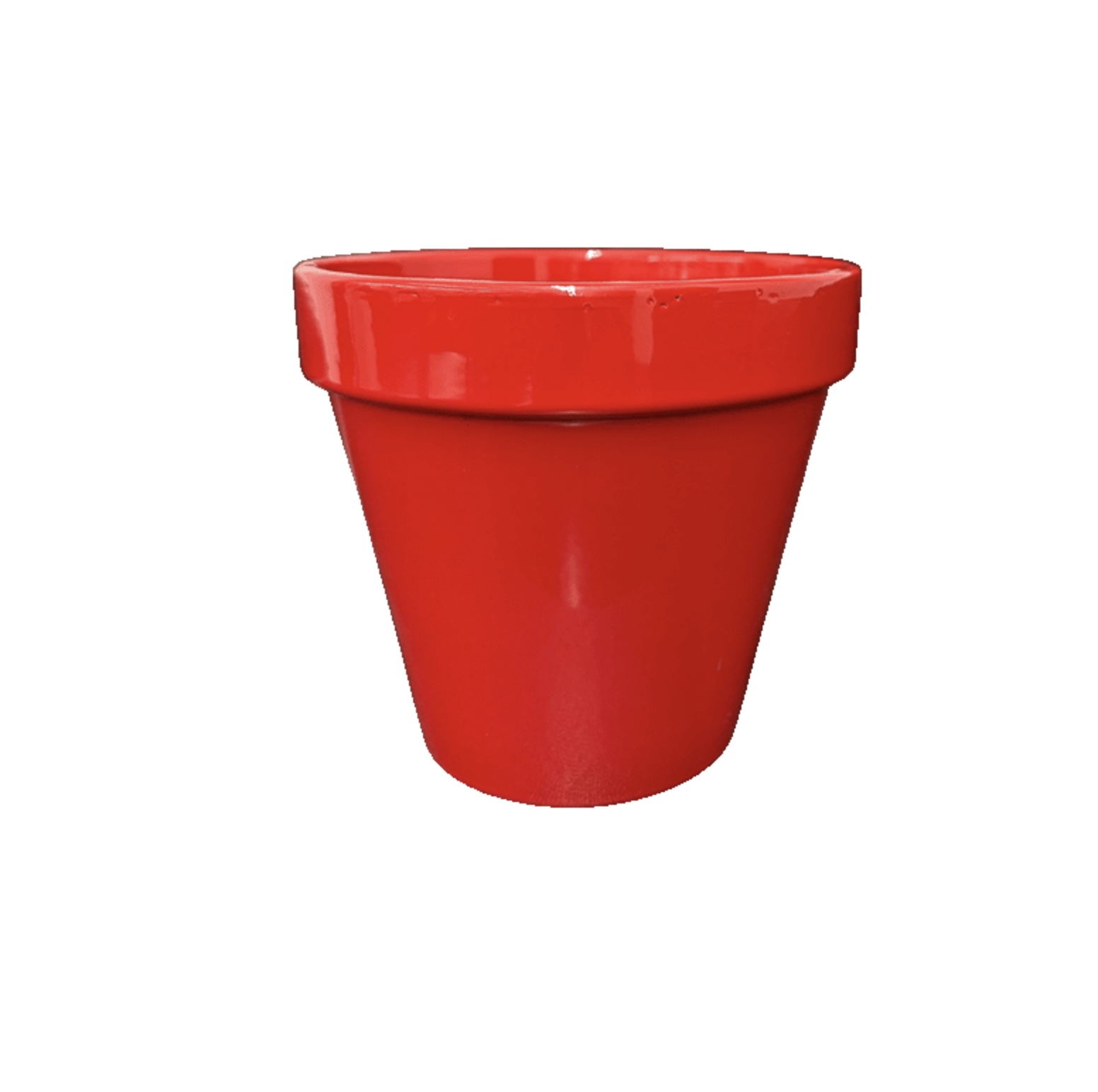 Bright Red Powder Coated Standard Pot 5.25"