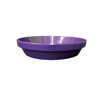 Purple Powder Coated Saucer 4.25"