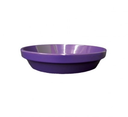 Purple Powder Coated Saucer 4.25"