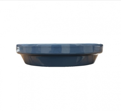 Slate Blue Powder Coated Saucer 4.25"