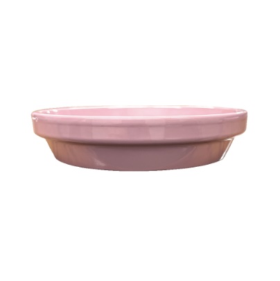 Mauve Powder Coated Saucer 6"
