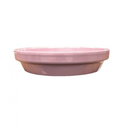 Mauve Powder Coated Saucer 6"