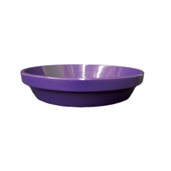 Purple Powder Coated Saucer 6"