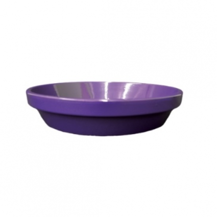 Purple Powder Coated Saucer 6"