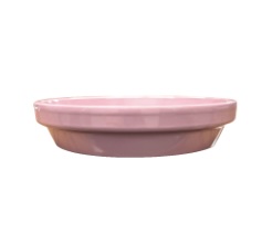 Mauve Powder Coated Saucer 4.25"