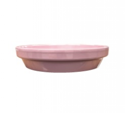 Mauve Powder Coated Saucer 4.25"