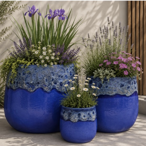 Relic Falling Blue Jemma Pot 6.3"