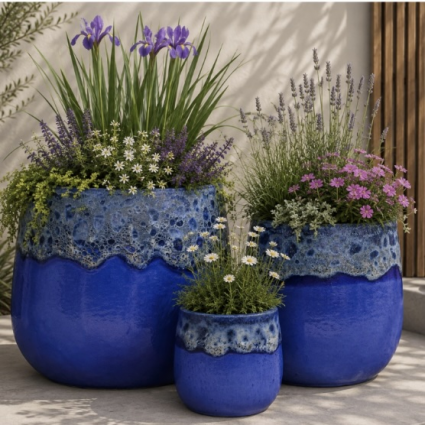 Relic Falling Blue Jemma Pot 6.3"