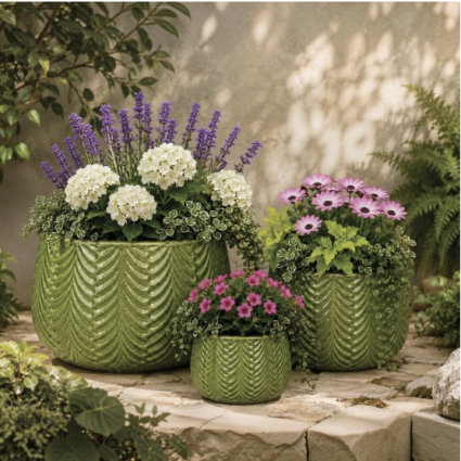 Pastel Mint Zola Pot 7.5"
