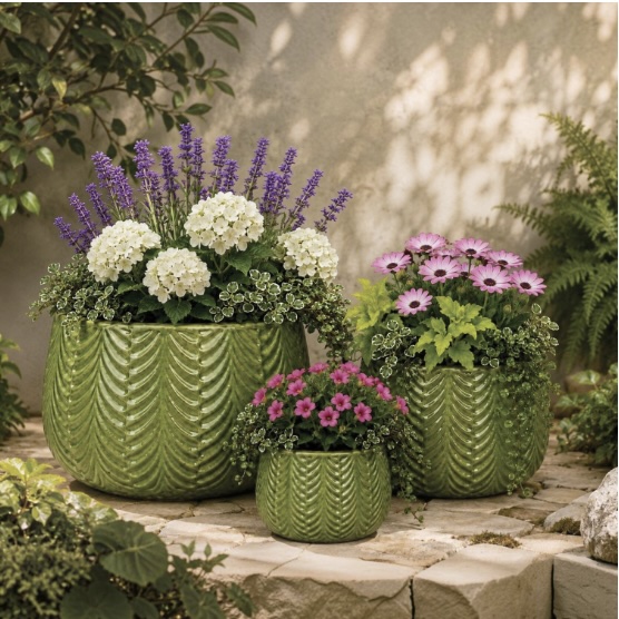 Pastel Mint Zola Pot 16.5"
