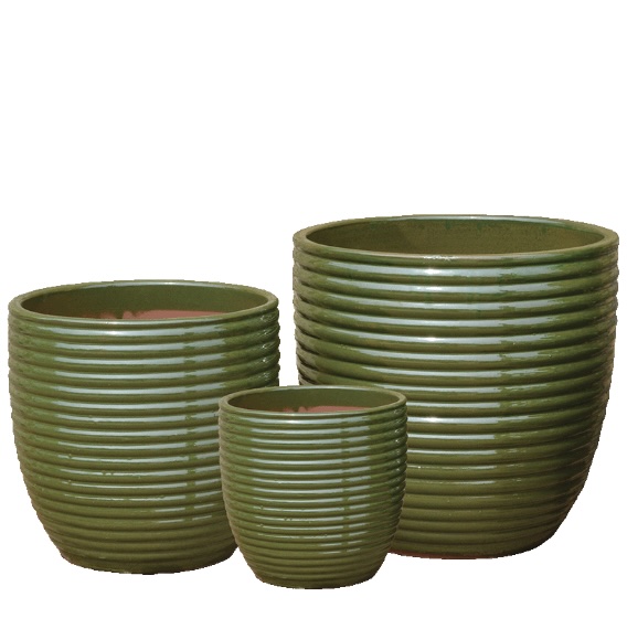 Green Raelynn Pot 12"