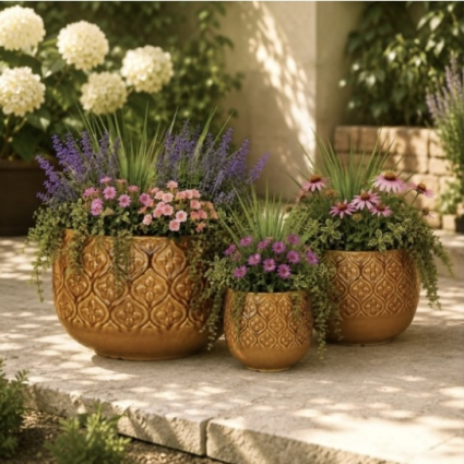Ochre Enya Pot 8.3"