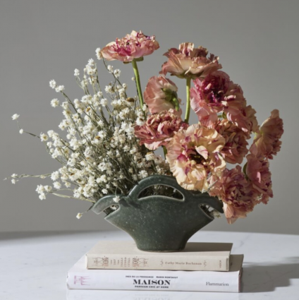 Tollund Ceramic Boat Planter 9.5"