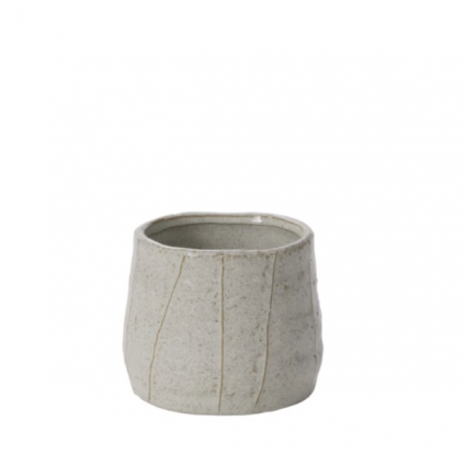 Off White Morgan Pot 5"