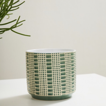 Green Zati Pot 6.5"