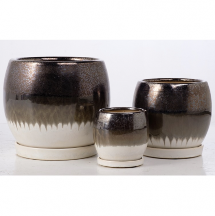 Small Mica Tri-Tone Prescott Pot 