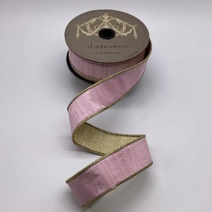 RIBBON, 1.5" X 10Y METALLIC PINK