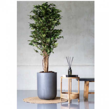 Grey Wash Dice L Planter 13.39"