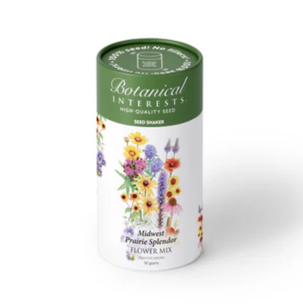 Midwest Prairie Splendor Flower Mix Seed Shaker