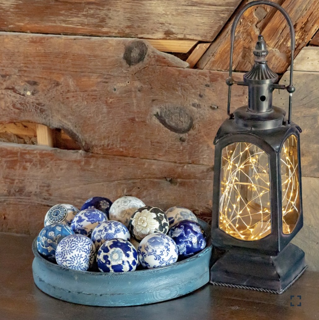 Okinawa Blue Ceramic Sailor Ball 3"