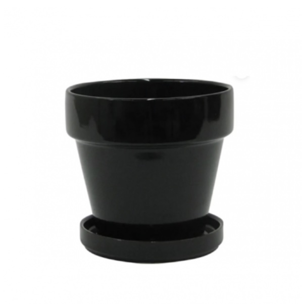 Black Standard Pot  5.5"