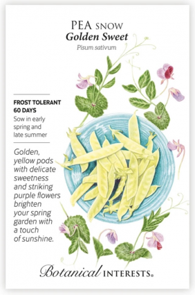 Golden Sweet Snow Pea Seeds