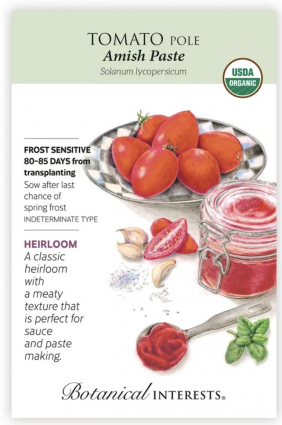 Amish Paste Organic Pole Tomato Seeds