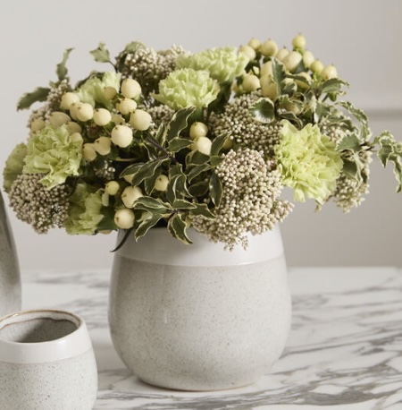 Choice Off-White Ceramic Pot 5.5"