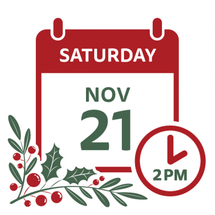 Holiday Planter Workshop Saturday, Nov 21 | 2:00 PM