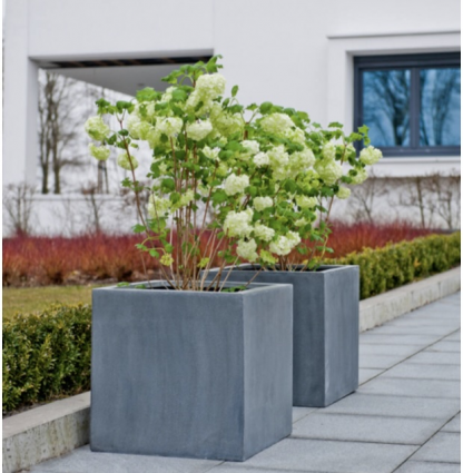Block S Grey Planter 11.81"