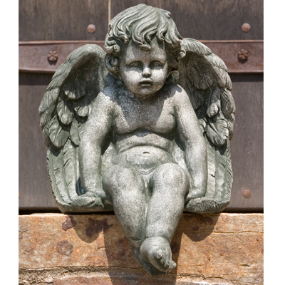 CHERUB,MEDIUM SEATED 15"H 22#