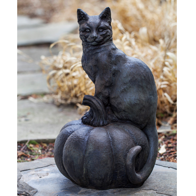 CAT ON PUMPKIN 45#