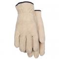 GLOVE, BRUSHED SUEDE COWHIDE LG