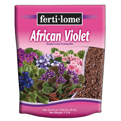 AFRICAN VIOLET SOIL, FERT. 4 QT