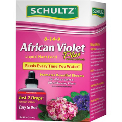 African Violet Plus Liquid Plant Food 8-14-9