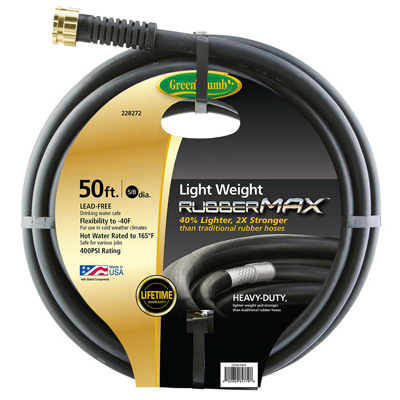 HOSE, RUBBERMAX 5/8" X 50'