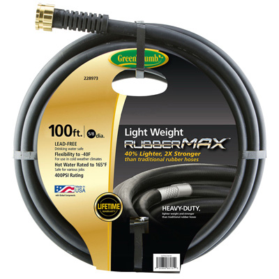 HOSE, RUBBERMAX 5/8" X 100'