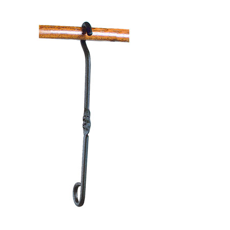 EXTENDER HOOK,  12" BLACK