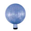 GAZING GLOBE, 10" CRACKLE  LAPIS