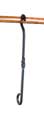 EXTENDER HOOK,  12" BLACK