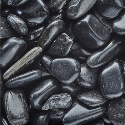 RIVER STONES, 5 LB BAG BLACK