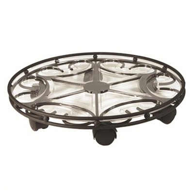 SAUCER CADDY,  PRO BLACK 21"