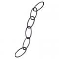 CHAIN, 36" EXTENDER- BLACK