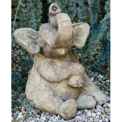 SITTING ELEPHANT SPITTER 104#
