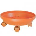 SAUCER, 12" ROLLING TERRA COTTA