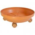 SAUCER, 14" ROLLING TERRA COTTA