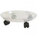 SAUCER, 12" ROLLING CLEAR