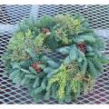 Mixed 14" Pine Wreath Pine Cone Wreath 